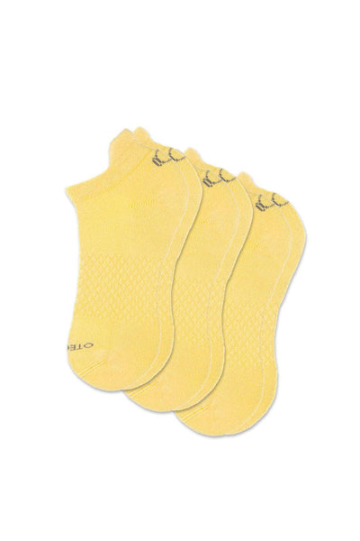 BASIC ANKLE SOCKS Yellow Pack of 3