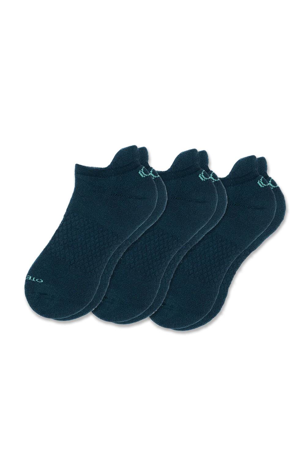 BASIC ANKLE SOCKS Strom Blue Pack of 3