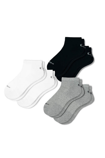 Basic Quarter Socks Pack of 6