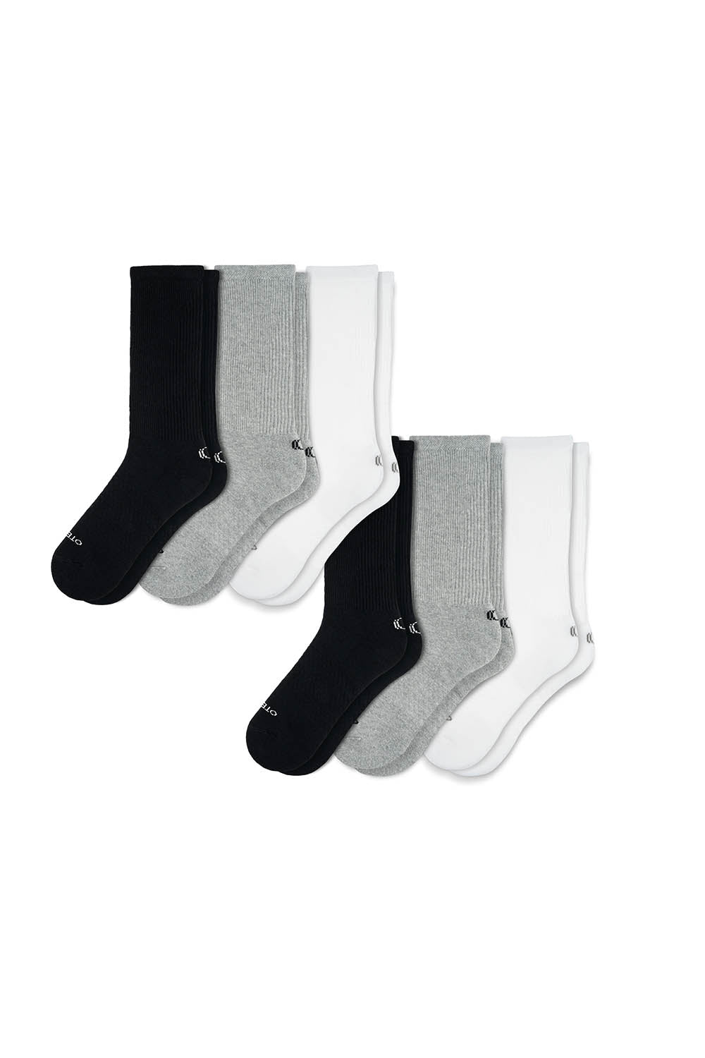 BASIC CREW SOCKS PACK OF 6