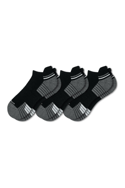 PERFORMANCE ANKLE SOCKS BLACK PACK OF 3