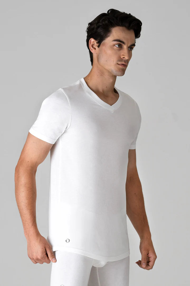 V-NECK TRUE-T White Pack Of 3