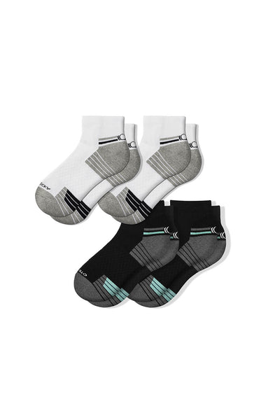 Performance Quarter Socks Pack of 4