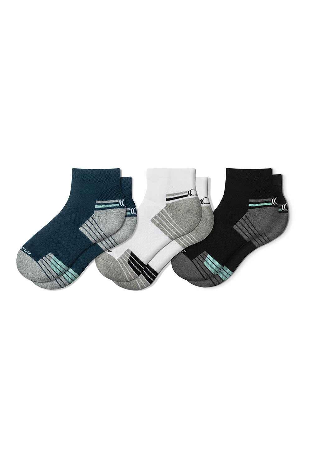 Performance Quarter Socks Multi Color Pack of 3