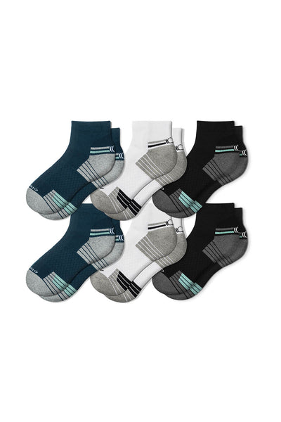 Performance Quarter Socks Pack of 6