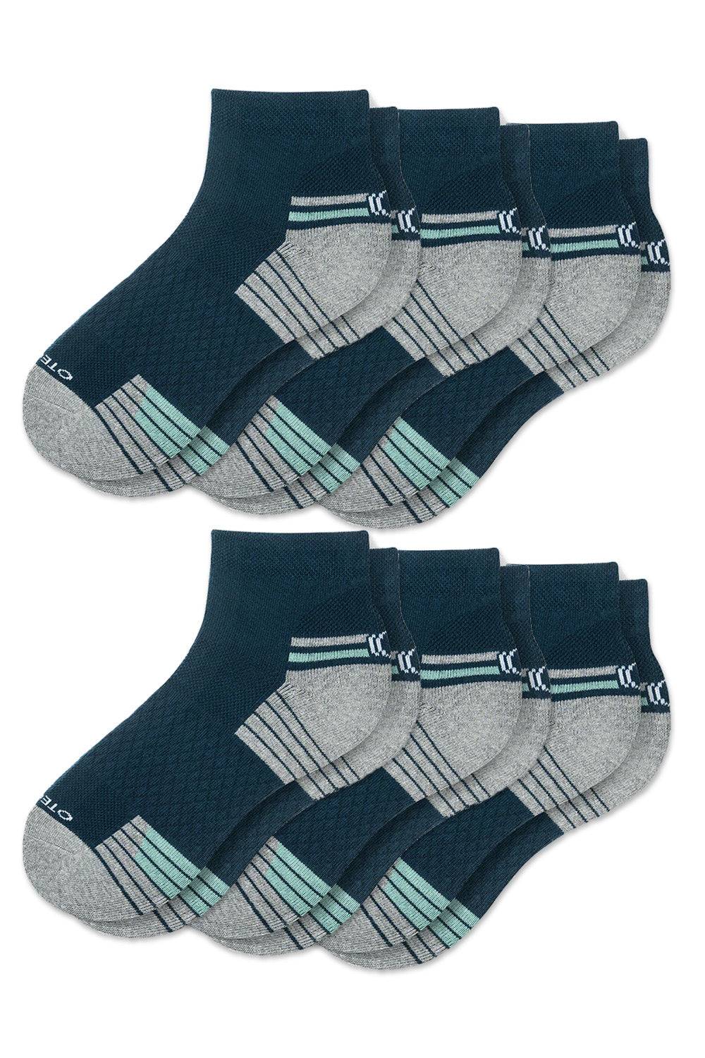 Performance Quarter Socks Pack of 6
