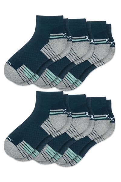 Performance Quarter Socks Pack of 6