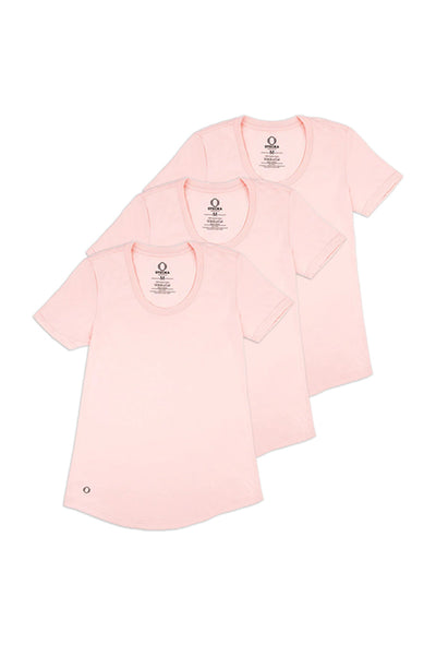Scoop Neck True-T PACK OF 3 First Blush