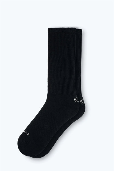 BASIC CREW SOCKS BLACK PACK OF 3