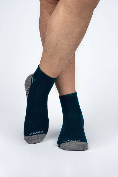 Performance Quarter Socks Strom Blue