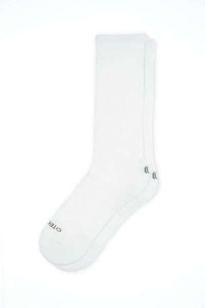 Basic Crew Socks (White)