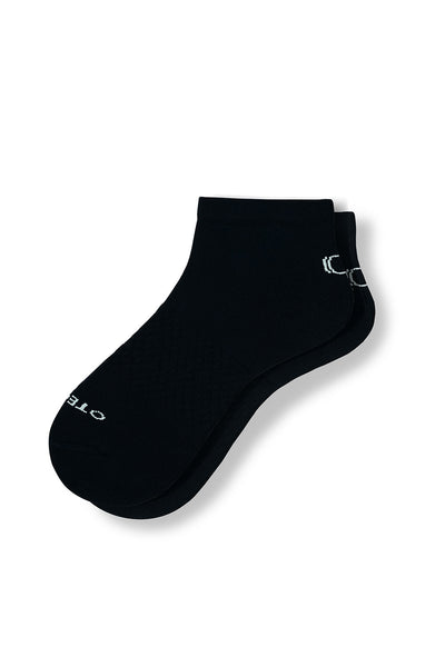 Basic Quarter Socks Black