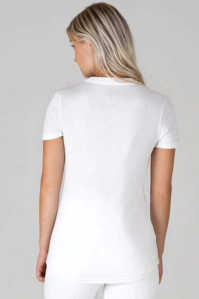 Scoop Neck True-T WHITE